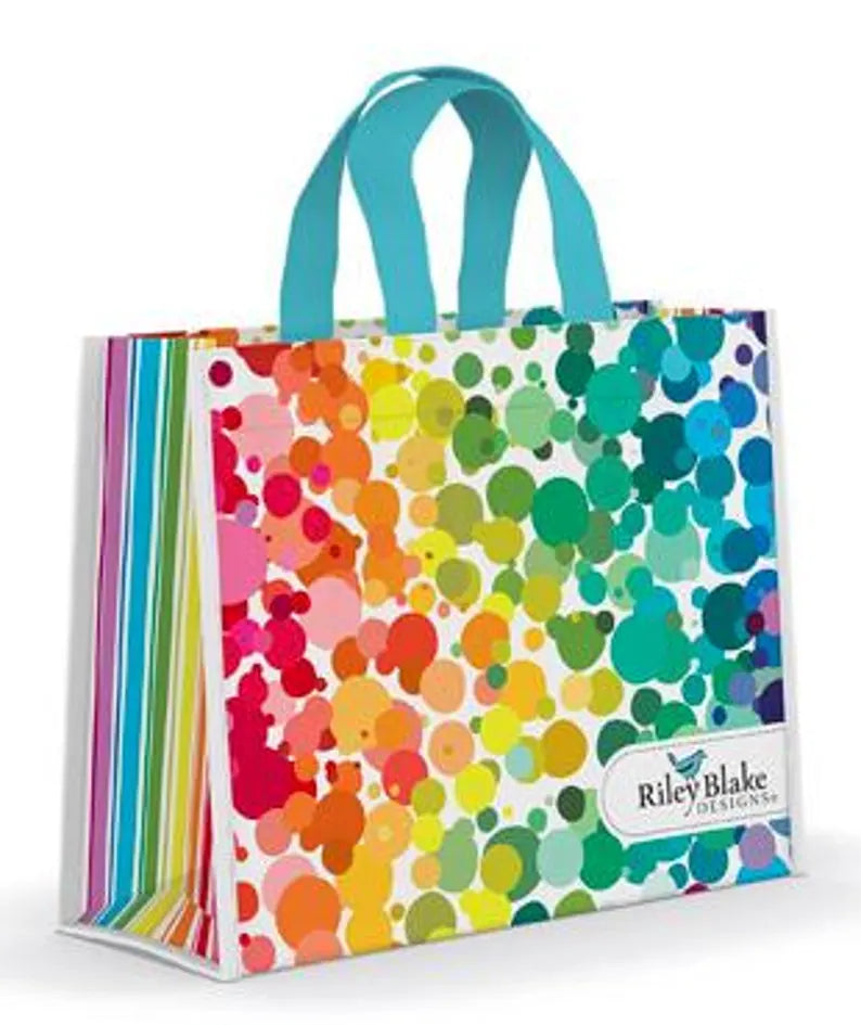 Riley Blake Designs Colorful Confetti Vinyl Tote Bag
