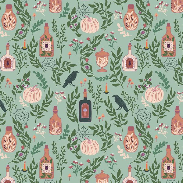 The Apothecary Main Mint, Item NumberC17550-MINT, Fabric by the Yard