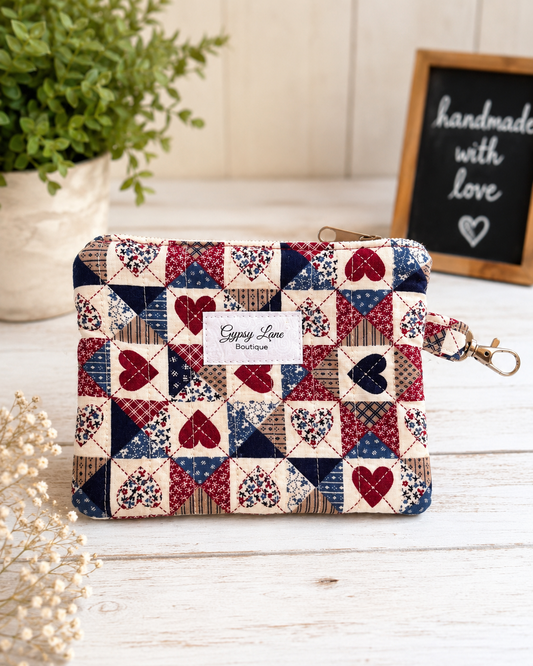 Liberty Collection PAtch Work Wristlet