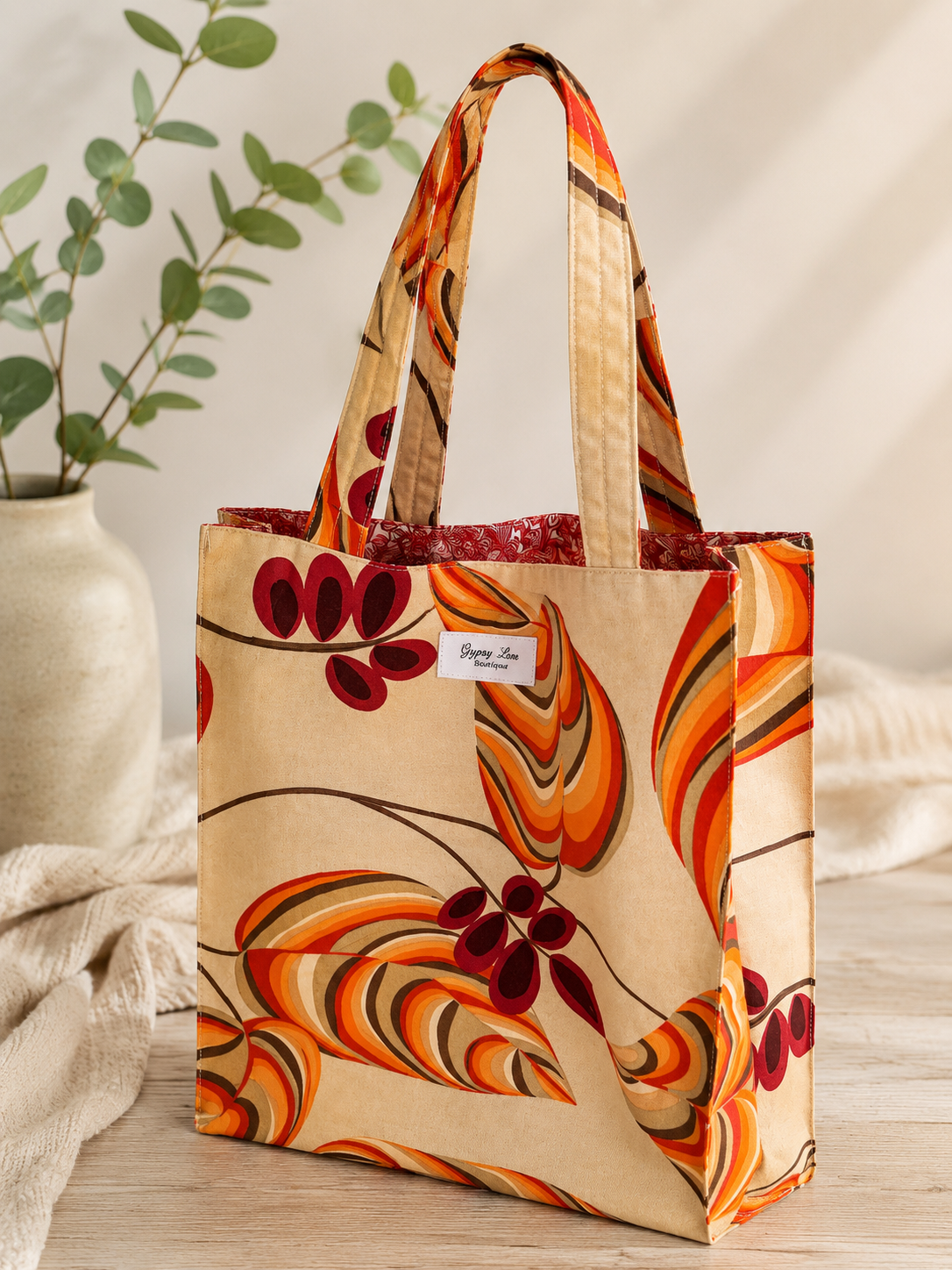 Retro Harvest Shopping Bag
