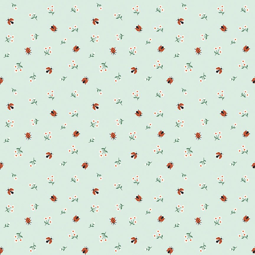 Meadow Moments Ladybugs Mint