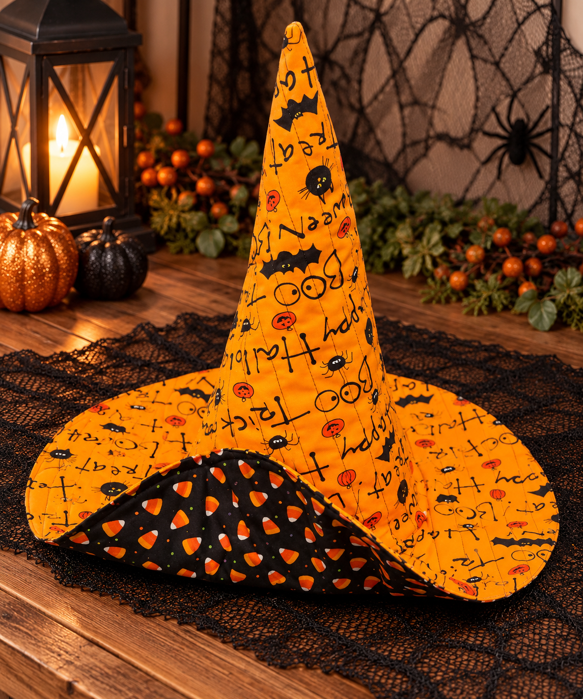 Quilted Witches' Hat – Child Size