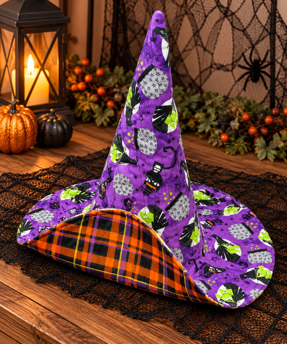 Quilted Witches' Hat – Child Size