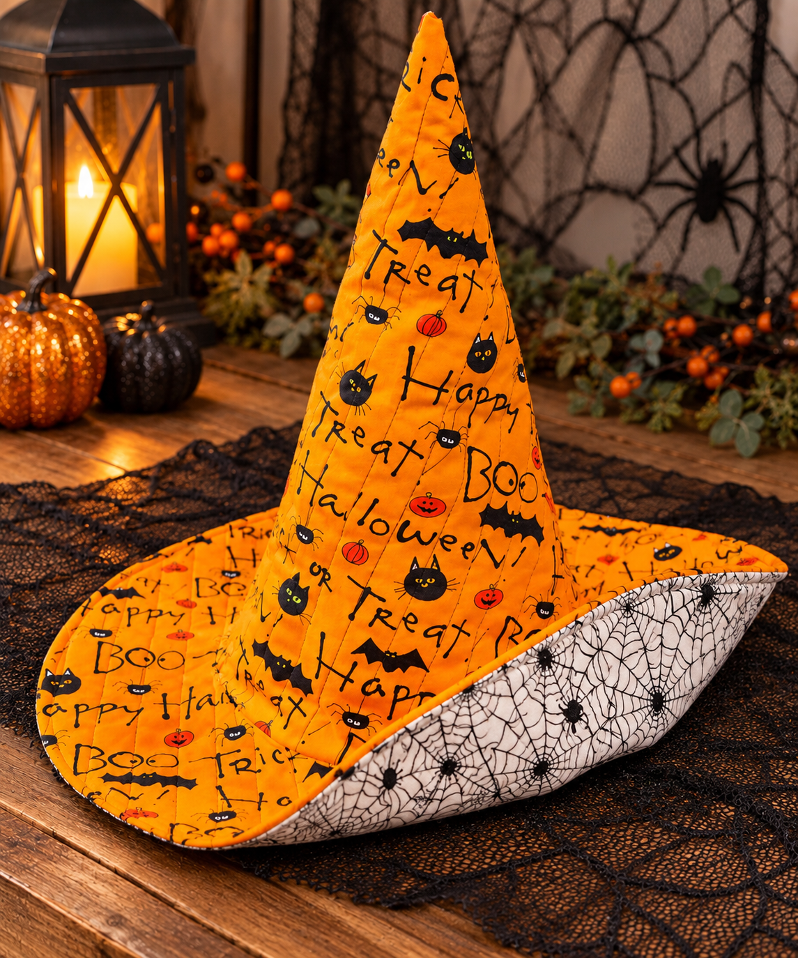 Quilted Witches' Hat – Child Size