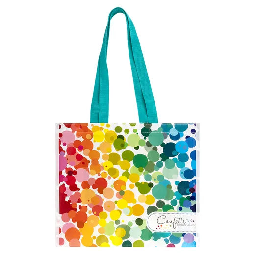 Riley Blake Designs Colorful Confetti Vinyl Tote Bag